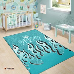 Brisbane Heat Area Rug Aboriginal Style Of Dot Fire