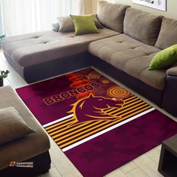 brisbane broncos area rug anzac day indigenous tee aussie