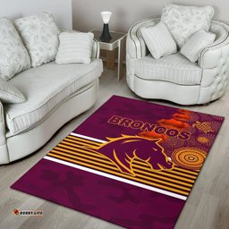 brisbane broncos area rug anzac day indigenous tee aussie