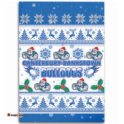 Canterbury-Bankstown Bulldogs Christmas Area Rug - Canterbury-Bankstown Bulldogs Special Ugly Christmas Area Rug