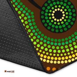 Aboriginal Area Rug Tree Dot Painting Art