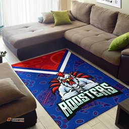 Sydney Roosters Indigenous Area Rug Prairie Style No.1
