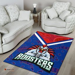 Sydney Roosters Indigenous Area Rug Prairie Style No.1