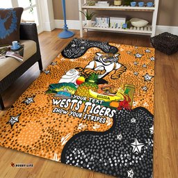 Wests Tigers Custom Area Rug - Australian Big Things Area Rug