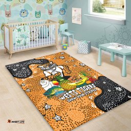 Wests Tigers Custom Area Rug - Australian Big Things Area Rug