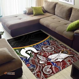 Area Rug Aboriginal Dot In NAIDOC Week Style