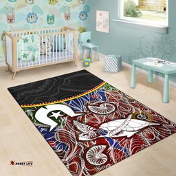 Area Rug Aboriginal Dot In NAIDOC Week Style