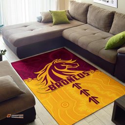 broncos area rug brisbane aboriginal tee aussie