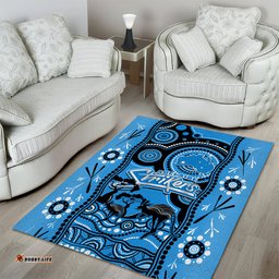 Adelaide Strikers Cricket Area Rug Happy Australia Day Aboriginal Art