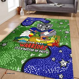 New Zealand Warriors Custom Area Rug - Australian Big Things Area Rug