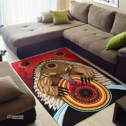 Aboriginal Area Rug Australian Echidna