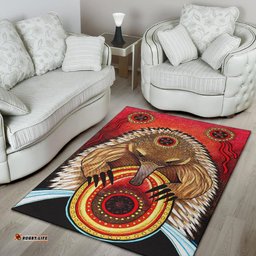 Aboriginal Area Rug Australian Echidna