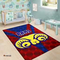 Adelaide Area Rug Rams Merino Original Red