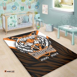 Wests Tigers Area Rug Talent Win Games But Teamwork And Intelligence Win Championships With Aboriginal Style