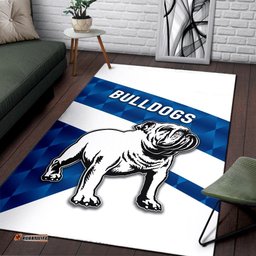 bulldogs area rug sporty style tee aussie