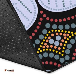 Area Rug Aboriginal Eucalyptus Seamless Pattern