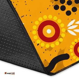 Area Rug Aboriginal Art In Spring Style