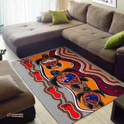 Area Rug Aboriginal Patterns Bag Turtle