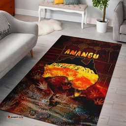 Aboriginal Area Rug Anangu Custodians
