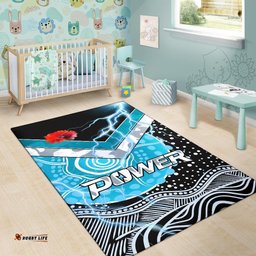 Power ANZAC Day Area Rug Port Adelaide Lighting