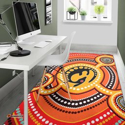 Aboriginal Area Rug Kangaroo Baby