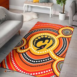 Aboriginal Area Rug Kangaroo Baby