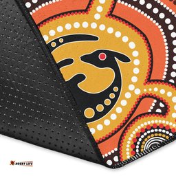 Aboriginal Area Rug Kangaroo Baby