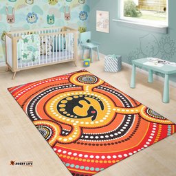 Aboriginal Area Rug Kangaroo Baby