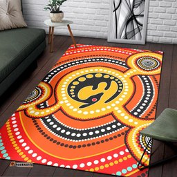 Aboriginal Area Rug Kangaroo Baby