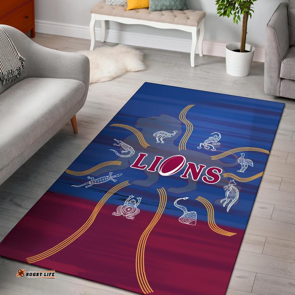 Brisbane Area Rug Proud Lions Simple