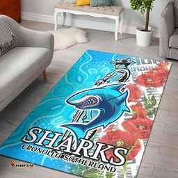 cronulla sutherland sharks area rug anzac cronulla sutherland sharks sport area rug tee aussie