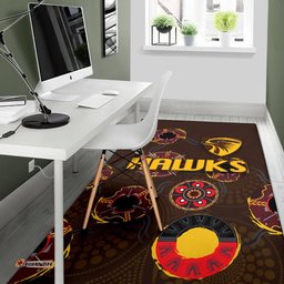 Hawthorn Area Rug Hawks Indigenous Brown