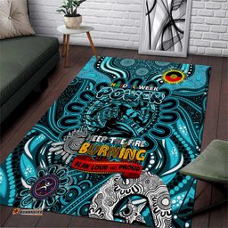 Port Adelaide Power NAIDOC Week 2024 Area Rug Mascot Football