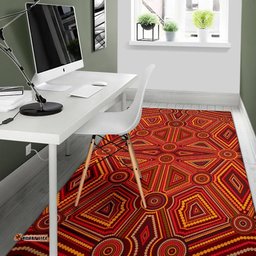Aboriginal Area Rug Indigenous Patterns Ver02