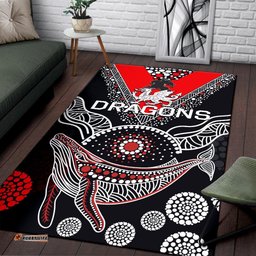 St. George Illawarra Dragons Area Rug Aboriginal