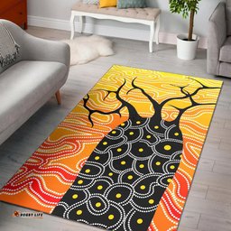 Aboriginal Area Rug Boab Tree Aboriginal Style