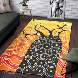 Aboriginal Area Rug Boab Tree Aboriginal Style