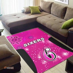 Sydney Sixers Area Rug Cricket Australia Aboriginal
