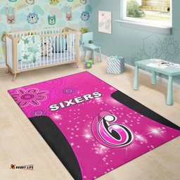 Sydney Sixers Area Rug Cricket Australia Aboriginal