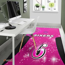 Sydney Sixers Area Rug Cricket Australia Aboriginal