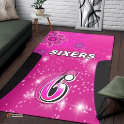 Sydney Sixers Area Rug Cricket Australia Aboriginal