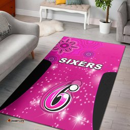Sydney Sixers Area Rug Cricket Australia Aboriginal