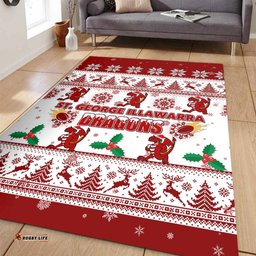 St. George Illawarra Dragons Christmas Area Rug - St. George Illawarra Dragons Special Ugly Christmas Area Rug