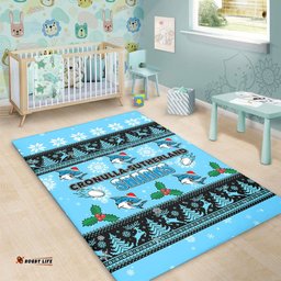 Cronulla-Sutherland Sharks Christmas Area Rug - Cronulla-Sutherland Sharks Special Ugly Christmas Area Rug