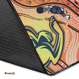 Kangaroos Indigenous Area Rug Beautiful Life