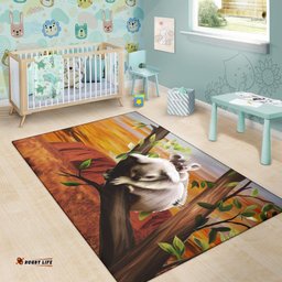Area Rug Koala Rug Uluru Sunset Landscape Art