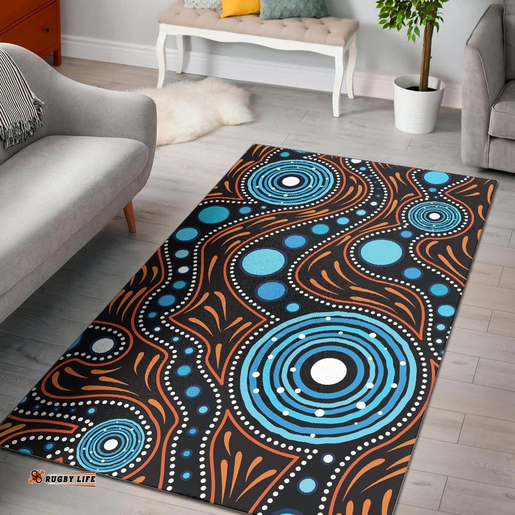 Area Rug Aboriginal Pattern ver03