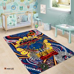 Adelaide Crows NAIDOC Week 2024 Area Rug Mascot Football