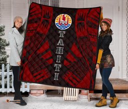 Tahiti Premium Quilt - Polynesian Tattoo Red - BN0110