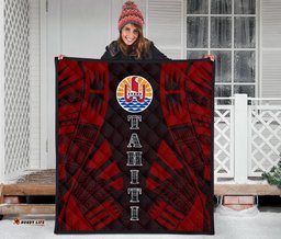 Tahiti Premium Quilt - Polynesian Tattoo Red - BN0110